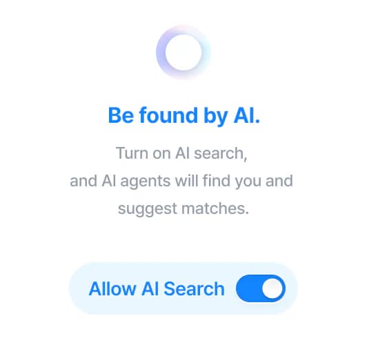 User found by an AI agent
